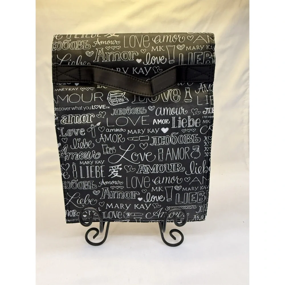 Mary Kay Travel Roll Up Bag Organizer~Love Amor~Hanging~W/4 Removable Pouch
